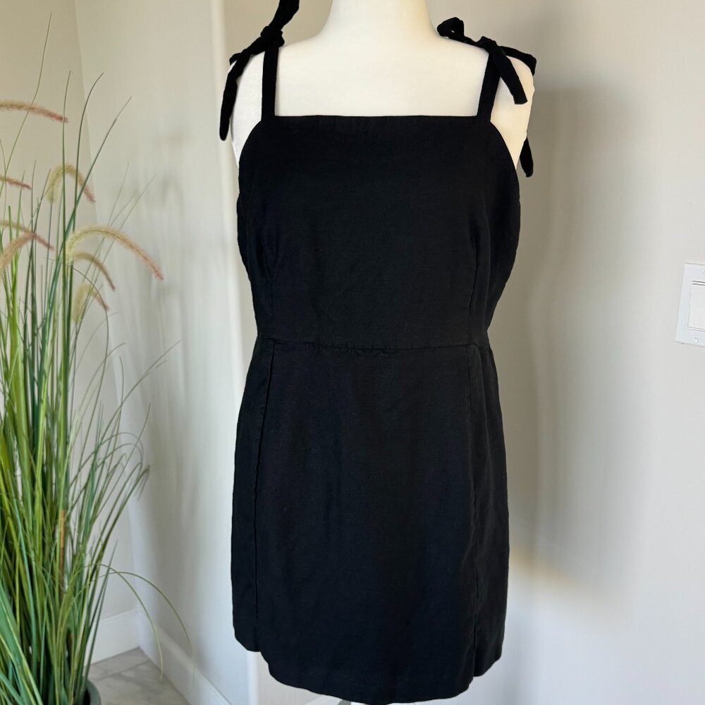 Sezane Gabrielle Dress Black - Size 14